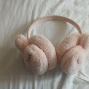Fluffy Pink Headphones